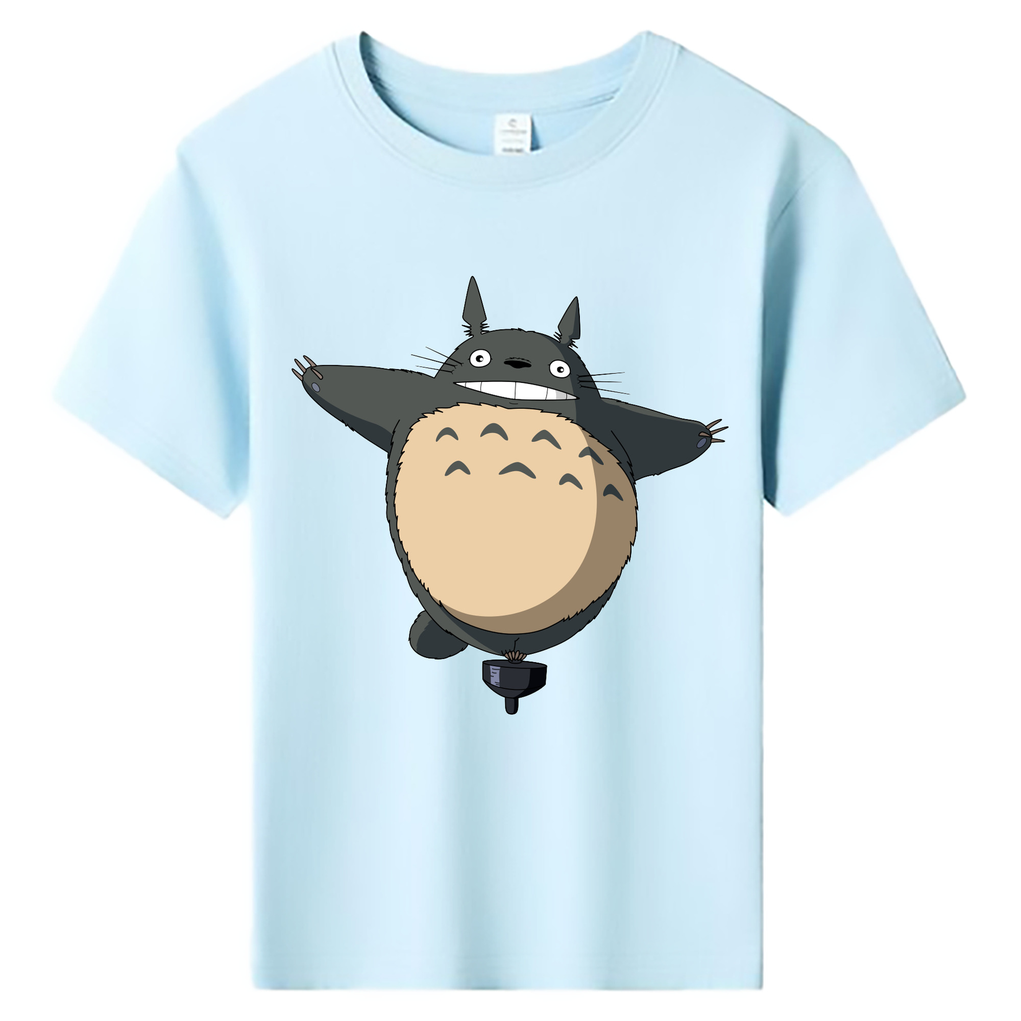 （画像用） となりのトトロ 草壁メイ 草壁サツキ My Neighbor Totoro Satsuki Kusakabe Mei Kusakabe 綿100％キッズTシャツ（フロントプリント）